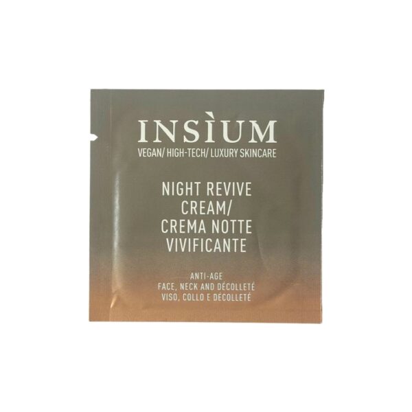 SAMPLE. НІЧНИЙ РЕГЕНЕРУЮЧИЙ КРЕМ З AHA КИСЛОТАМИ НА ОСНОВІ КОМПЛЕКСУ INSIUM BOOSTER/ NIGHT REVIVE CREAM - Vilna Beauty - Vilna Beauty