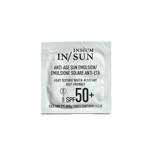 SAMPLE. АНТИВІКОВА, ГЛИБОКОЗВОЛОЖУЮЧА, ПЕПТИДНА ЕМУЛЬСІЯ ДЛЯ ОБЛИЧЧЯ ТА КОНТУРУ ОЧЕЙ SPF50/ANTI-AGE SUN EMULTION HIGH PROTECTION 50SPF